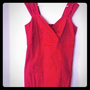 Torrid retro pin-up red polka dot dress 16